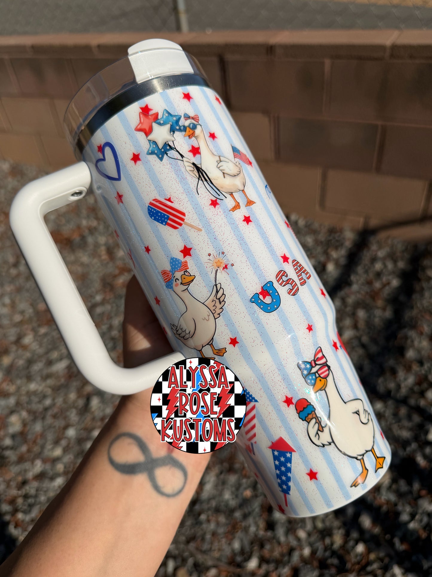 “Star-Spangled Goose” Stanley 30oz