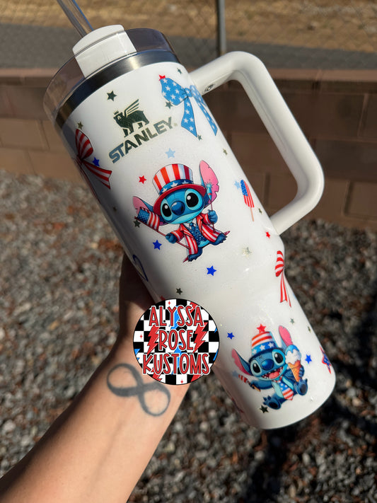 “Firecracker Stitch” Stanley 40oz