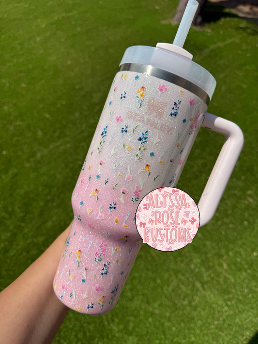 Stanley Viral Floral Pink Ombré