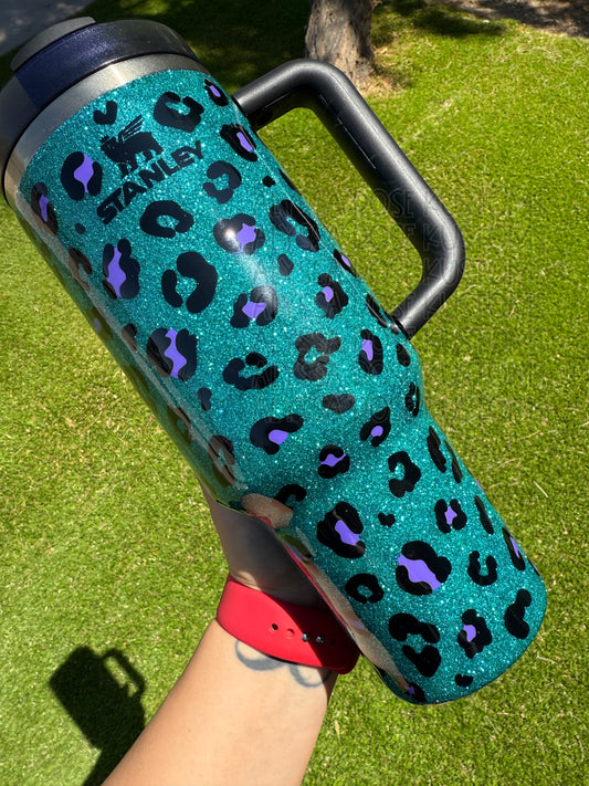 Teal Leopard