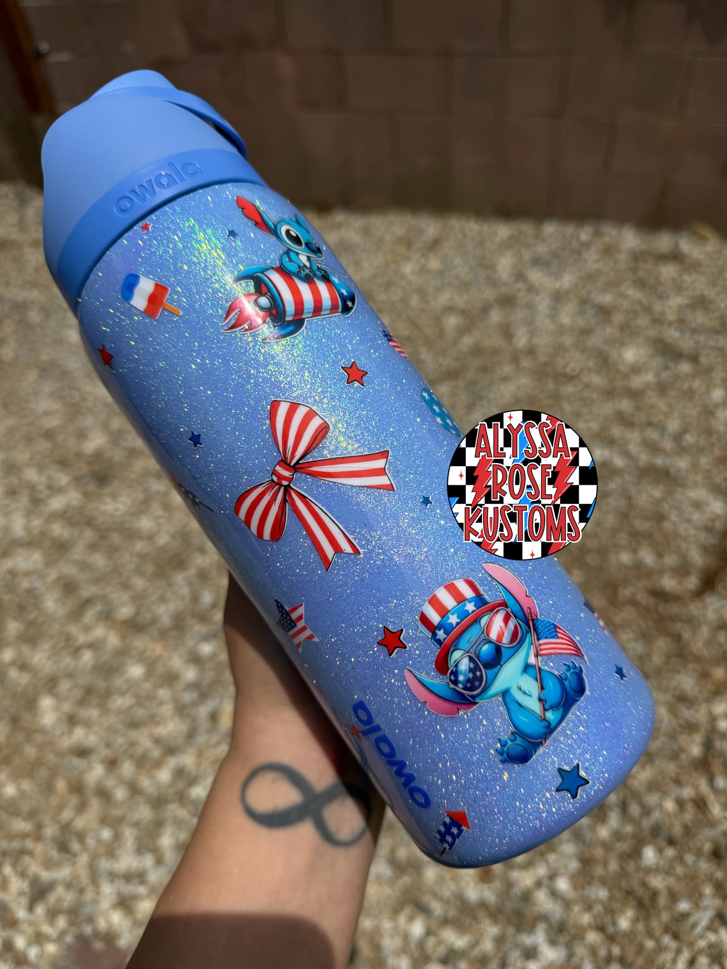 “Firecracker Stitch” Owala 32oz