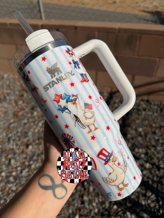 “Star-Spangled Goose” Stanley 30oz