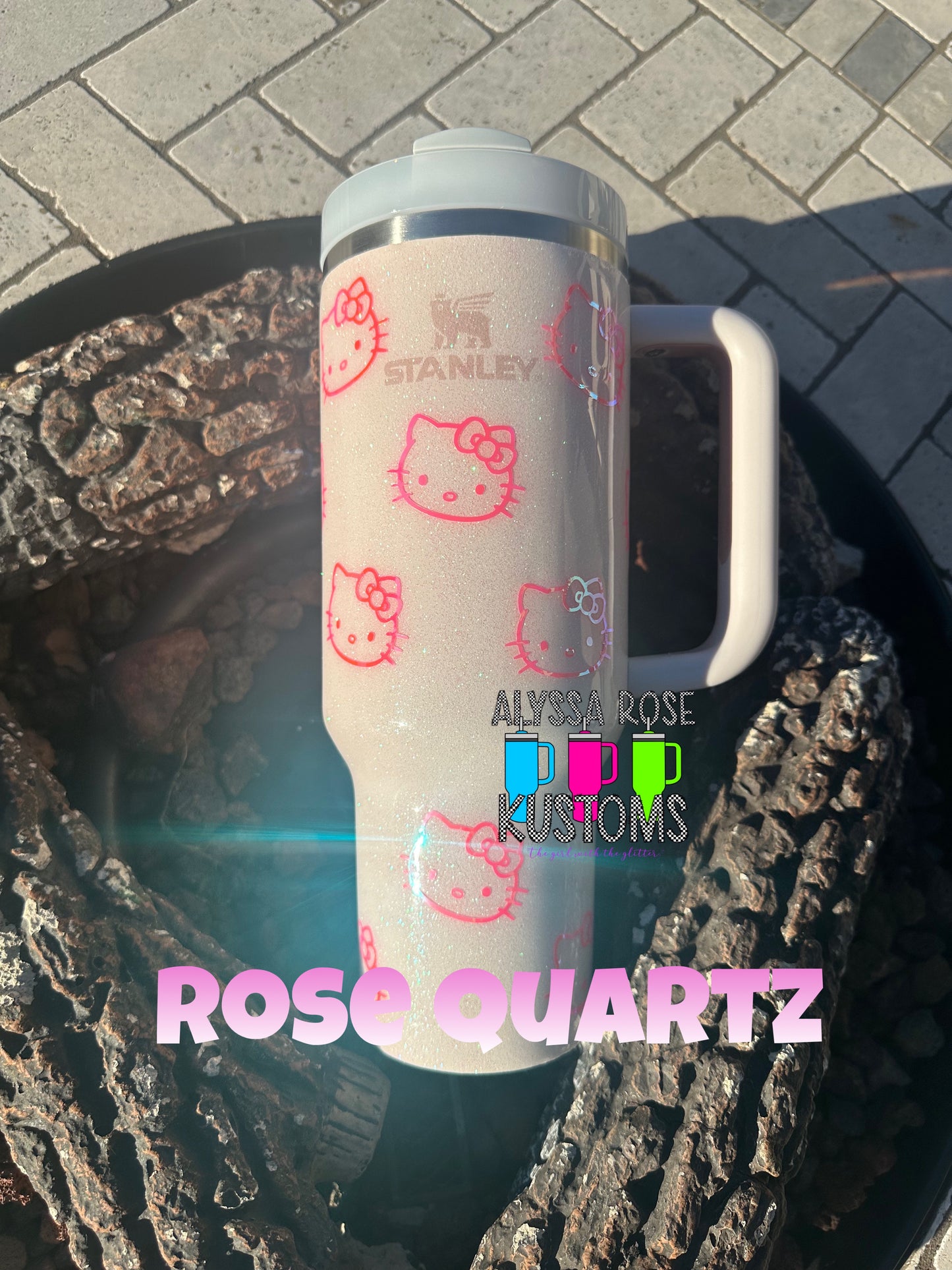 Stanley 40oz Rose Quartz Hello Kitty