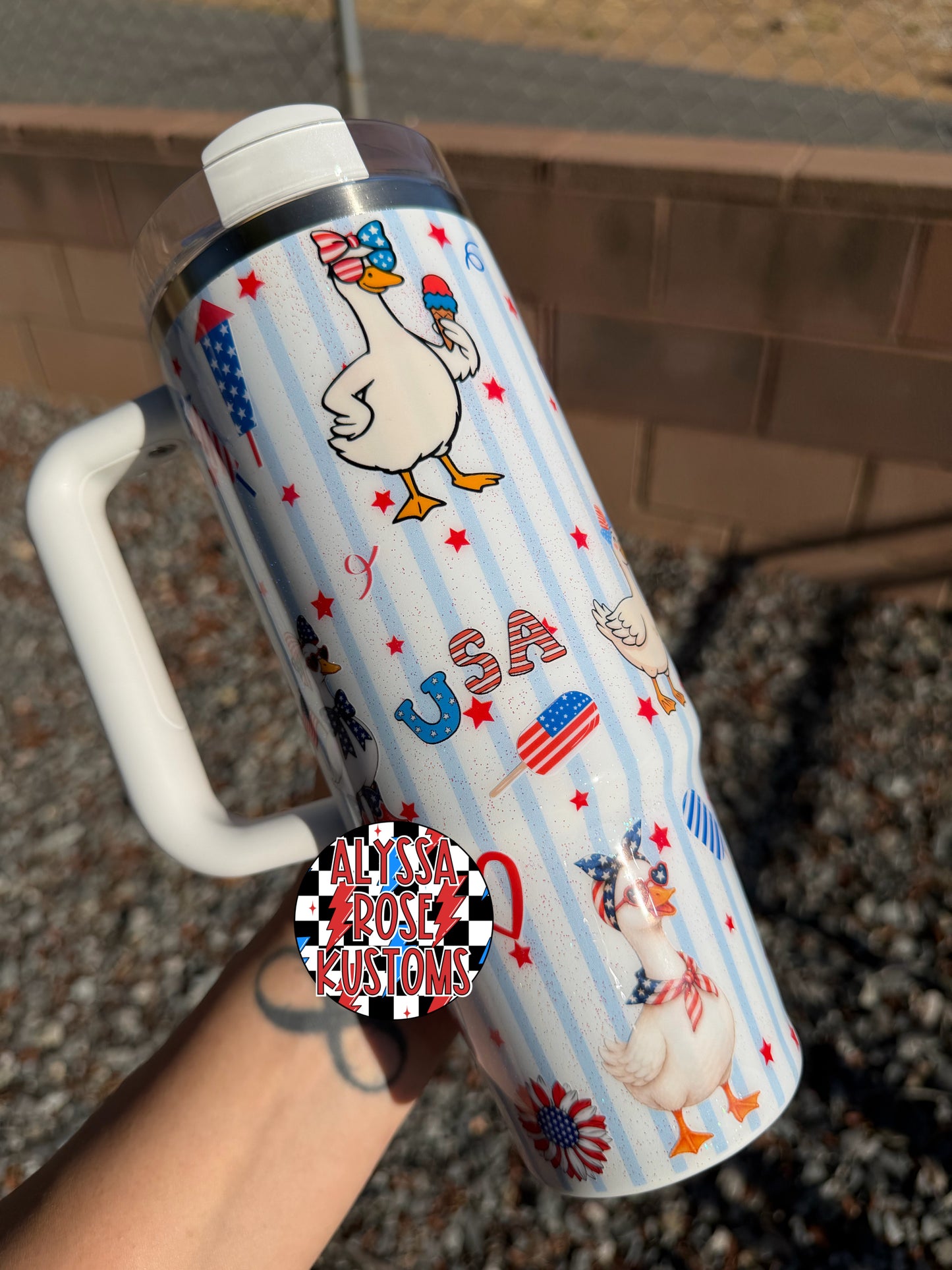“Star-Spangled Goose” Stanley 30oz