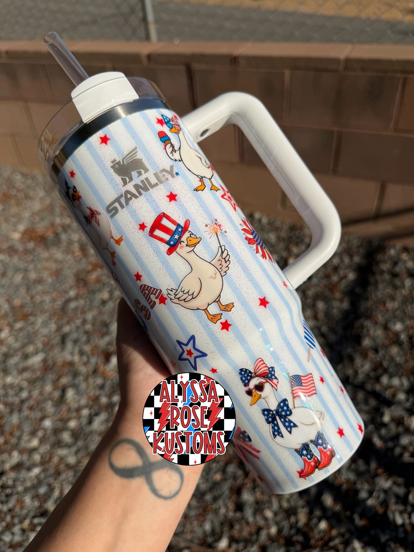“Star-Spangled Goose” Stanley 30oz