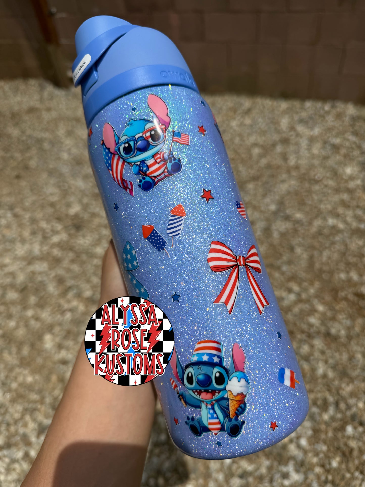 “Firecracker Stitch” Owala 32oz