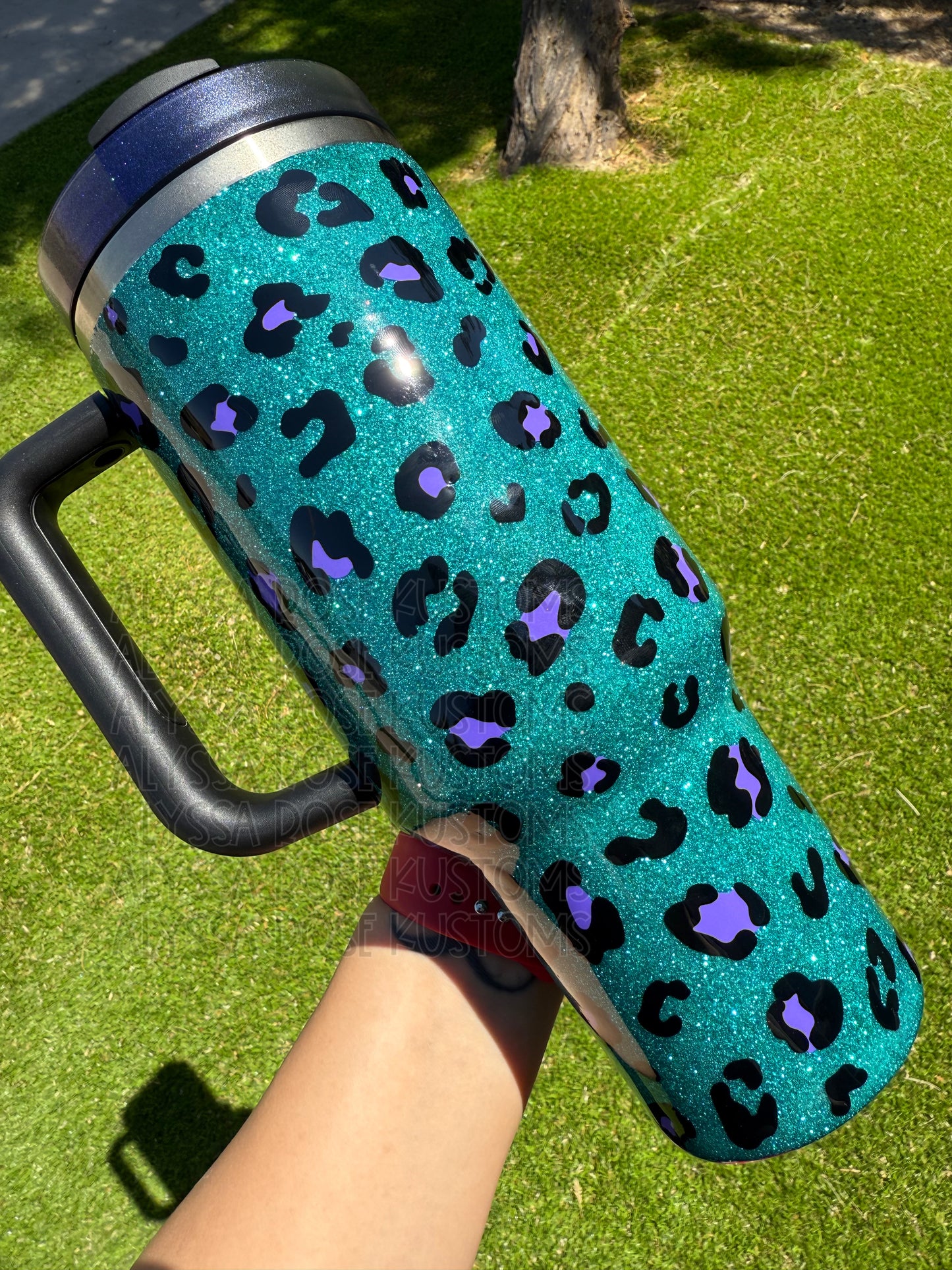 Teal Leopard
