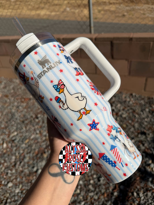“Star-Spangled Goose” Stanley 40oz